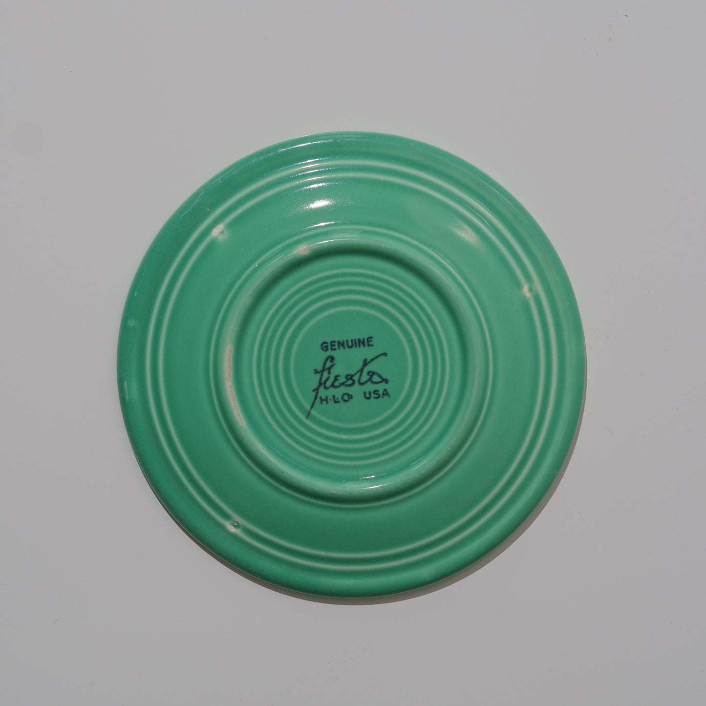 Vintage Fiesta Original Green Plates