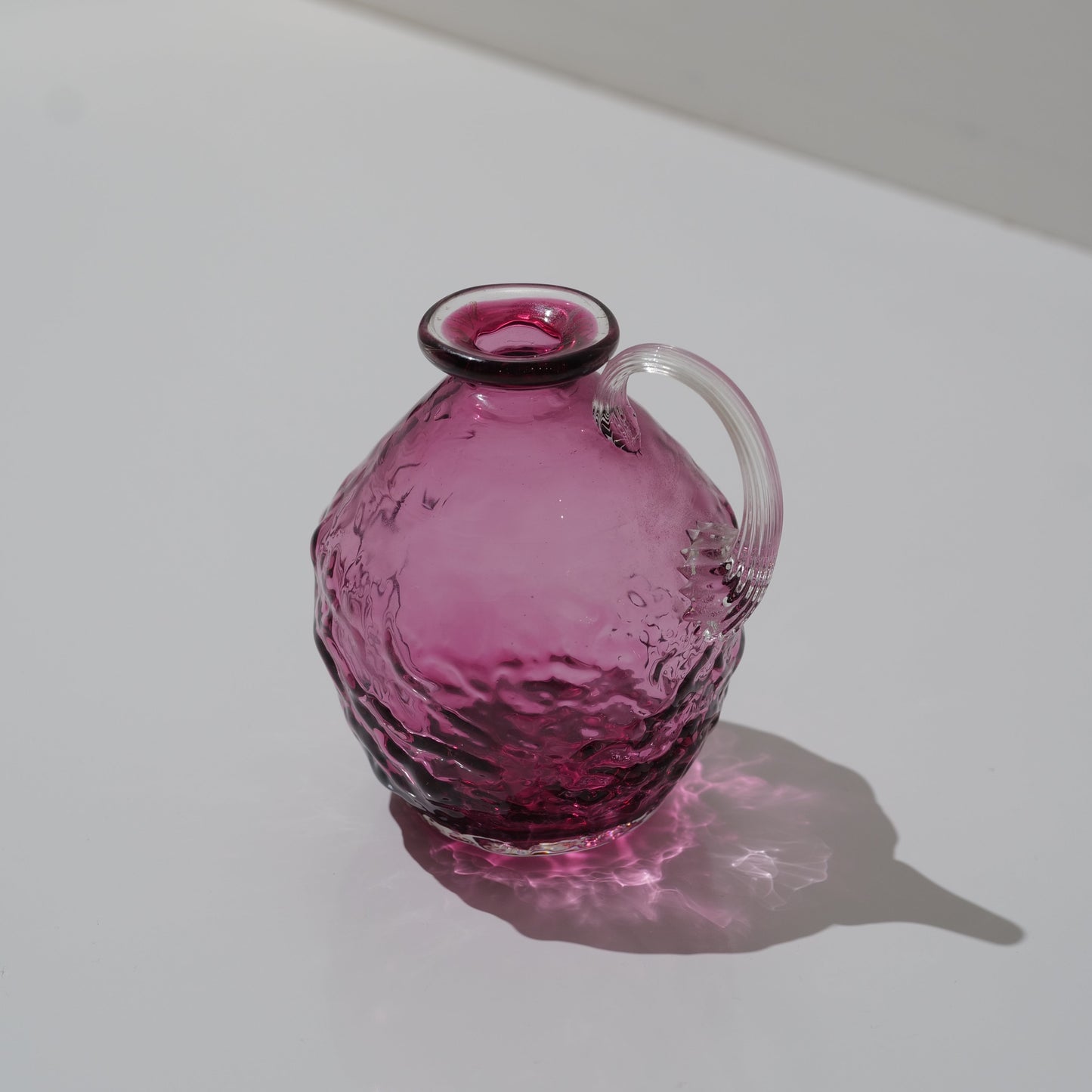 Pilgrim Glass Cranberry Glass Mini Vessel