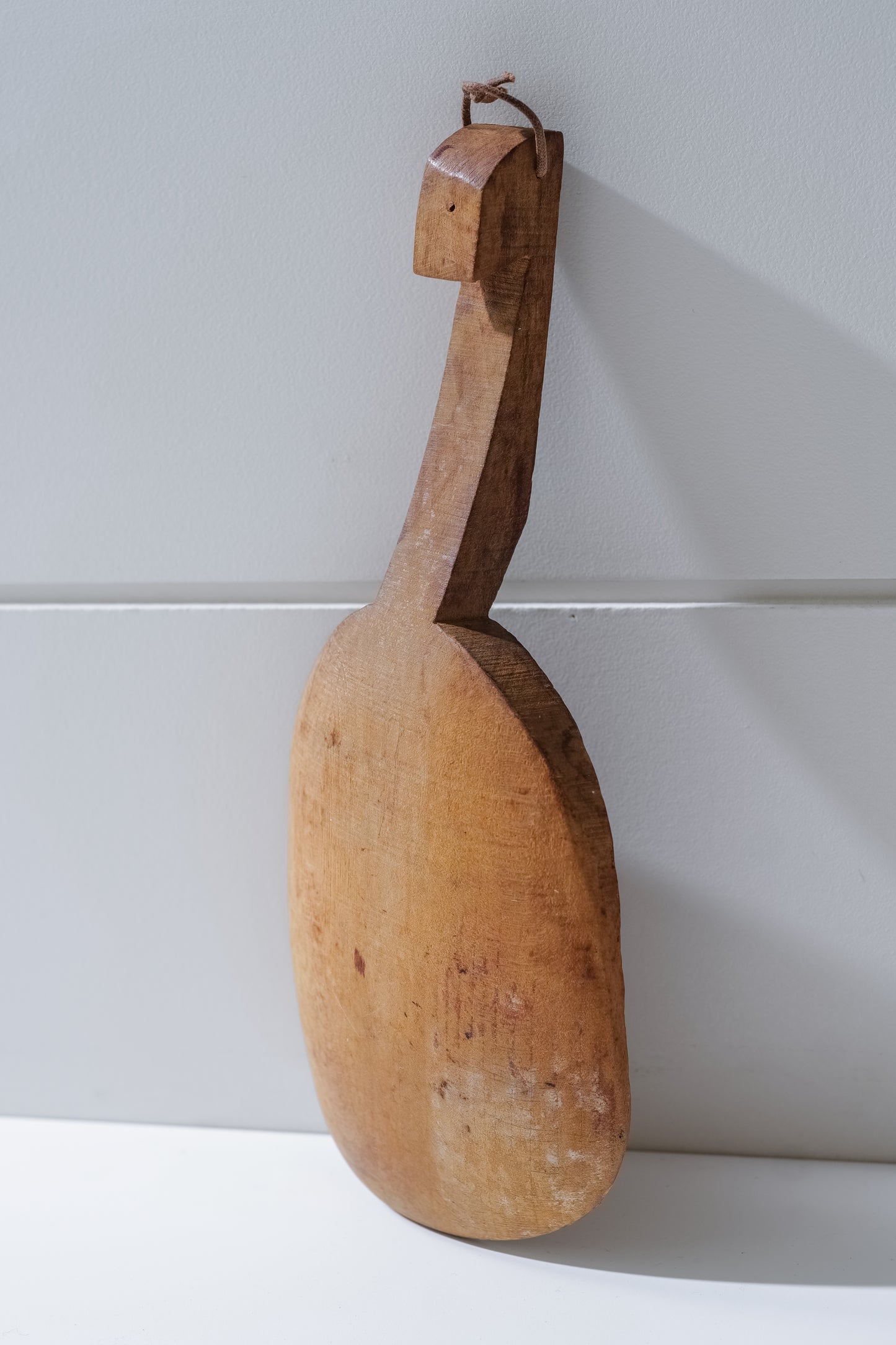 Primitive Hand Carved Wood Butter Spoon
