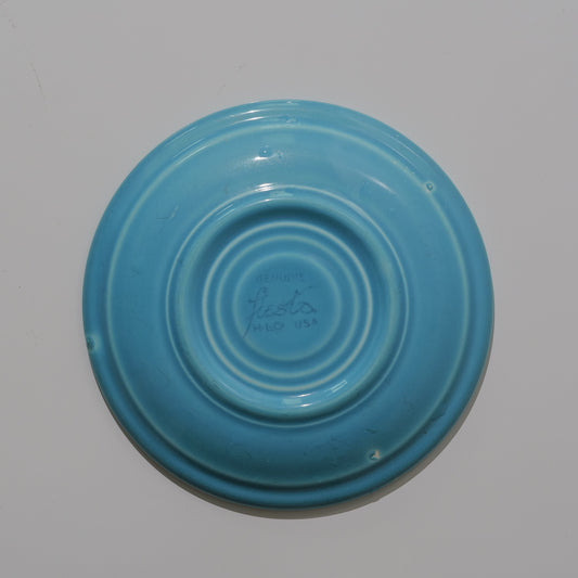 Vintage Fiesta Turquoise Saucer Plate
