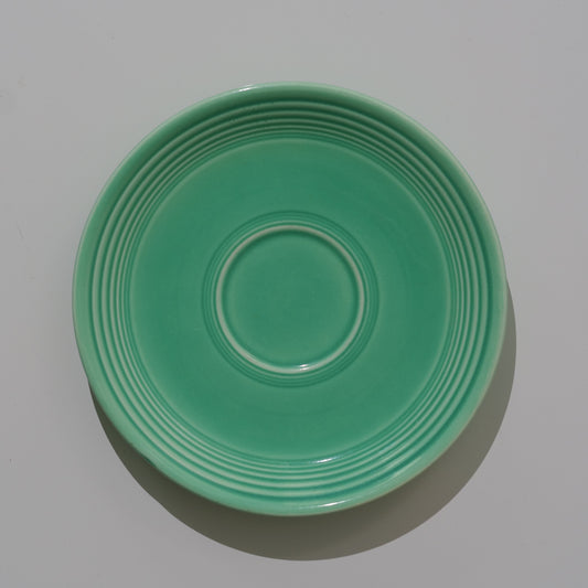 Vintage Fiesta Original Green Saucer Plate