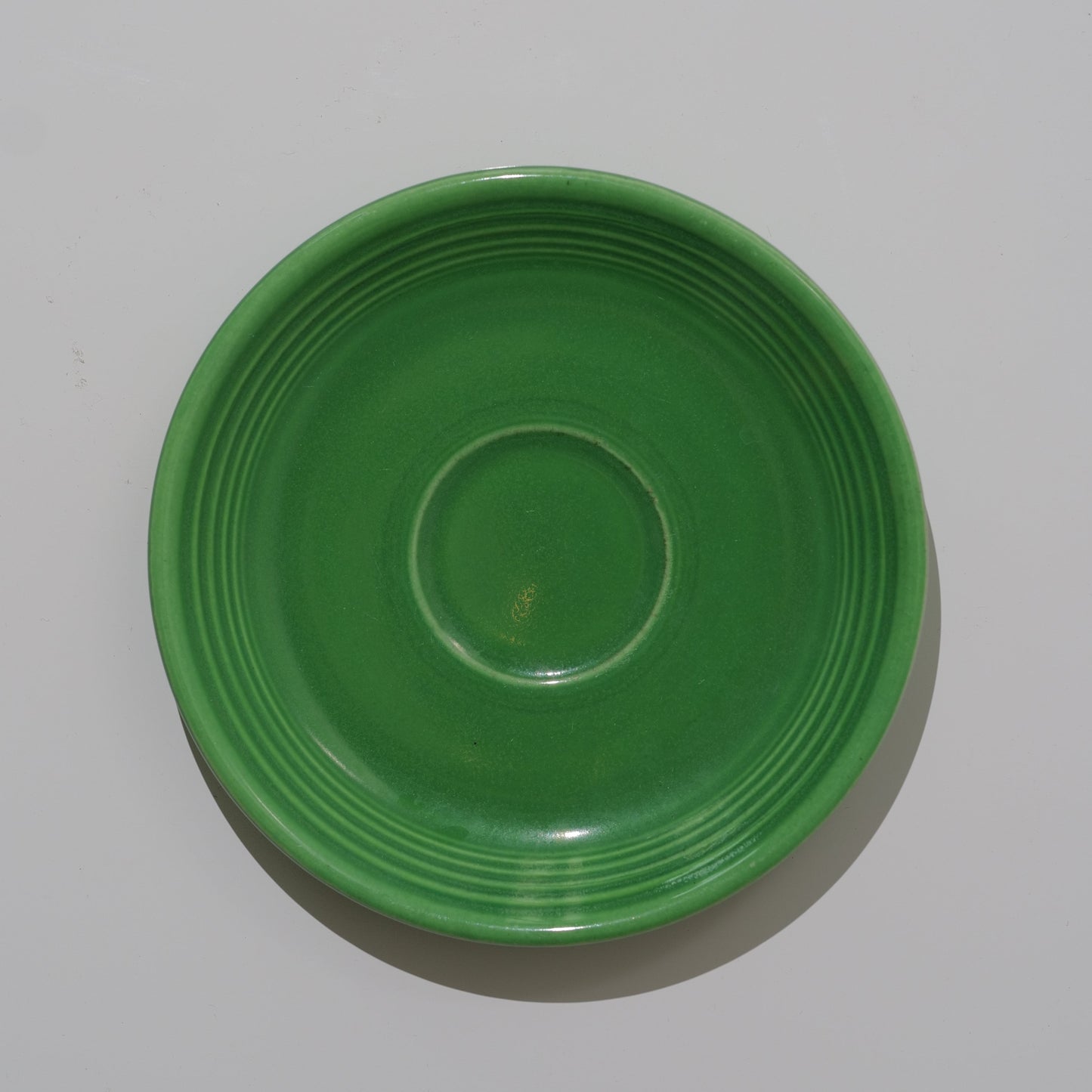 Rare Vintage Fiesta Medium Green Saucer Plate
