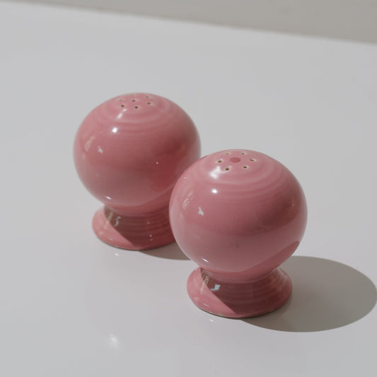 Fiesta Salt and Pepper Shakers in Rose Pink