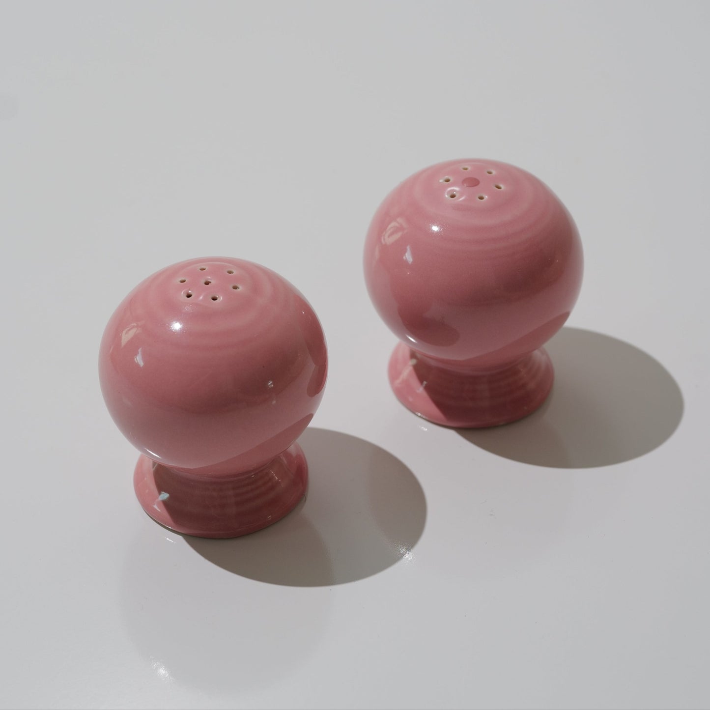 Fiesta Salt and Pepper Shakers in Rose Pink