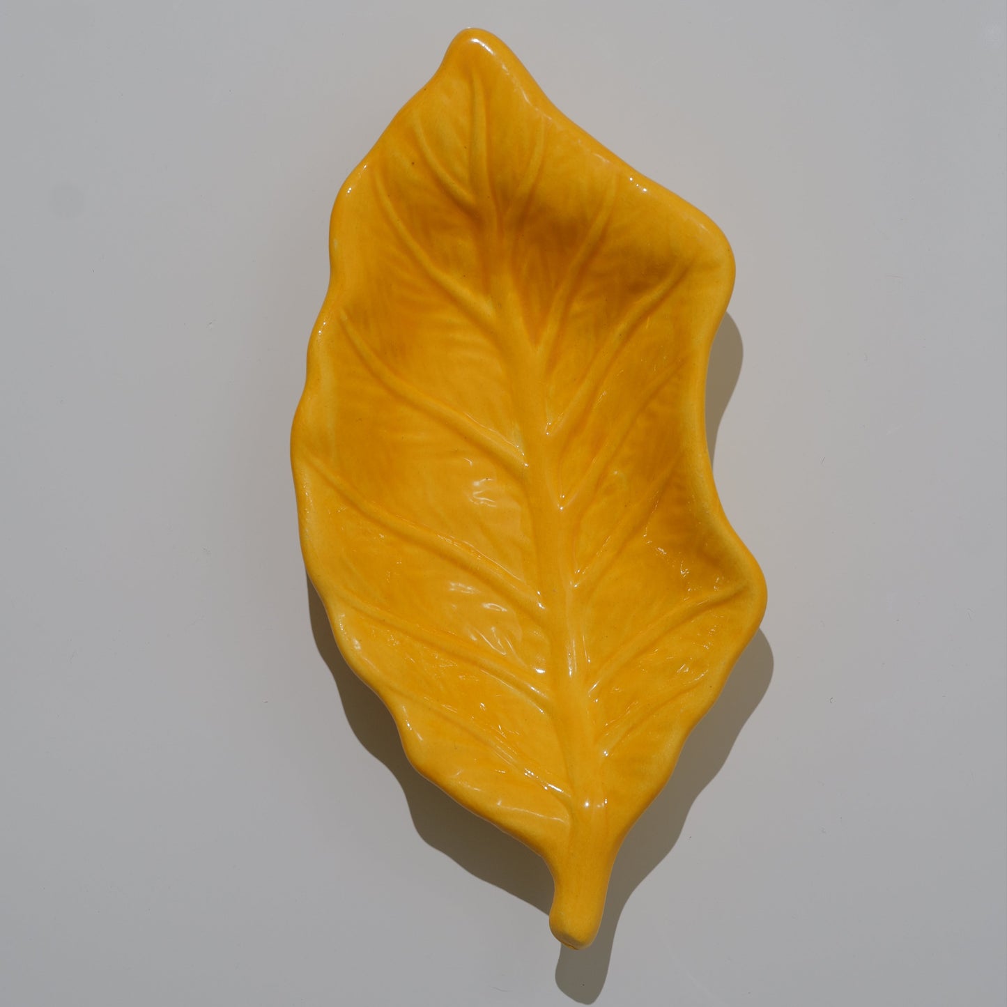 1950s Yellow California Leaf Dishes