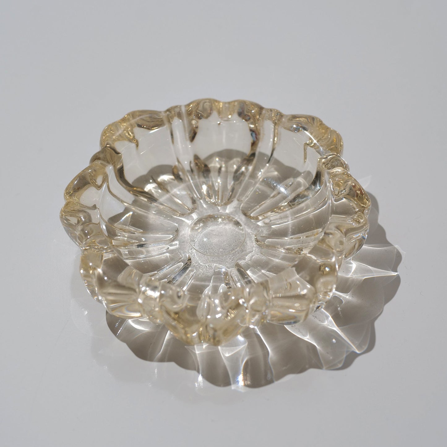 Midcentury Glass Ashtray or Trinket Holder