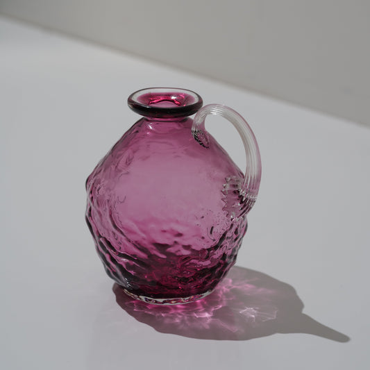 Pilgrim Glass Cranberry Glass Mini Vessel