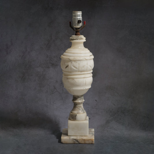 Early 20th Century Italian Antique Marble Table Lamp