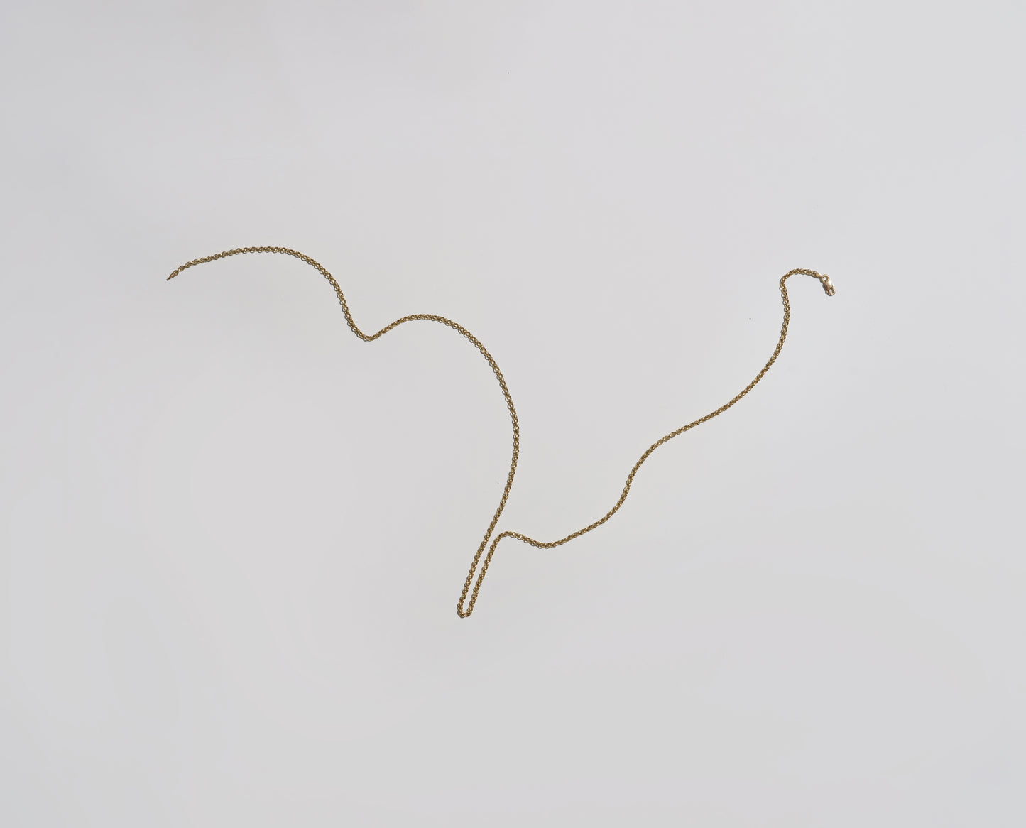 Vintage 14k Rolo Link Chain