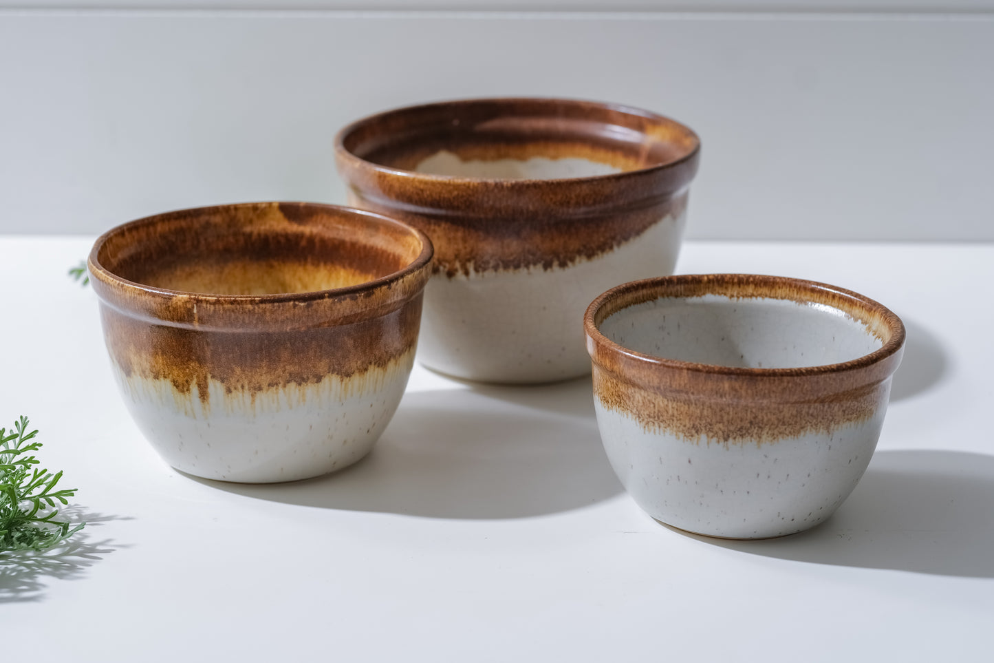 Vintage McCoy Nested Bowls - Set of Three