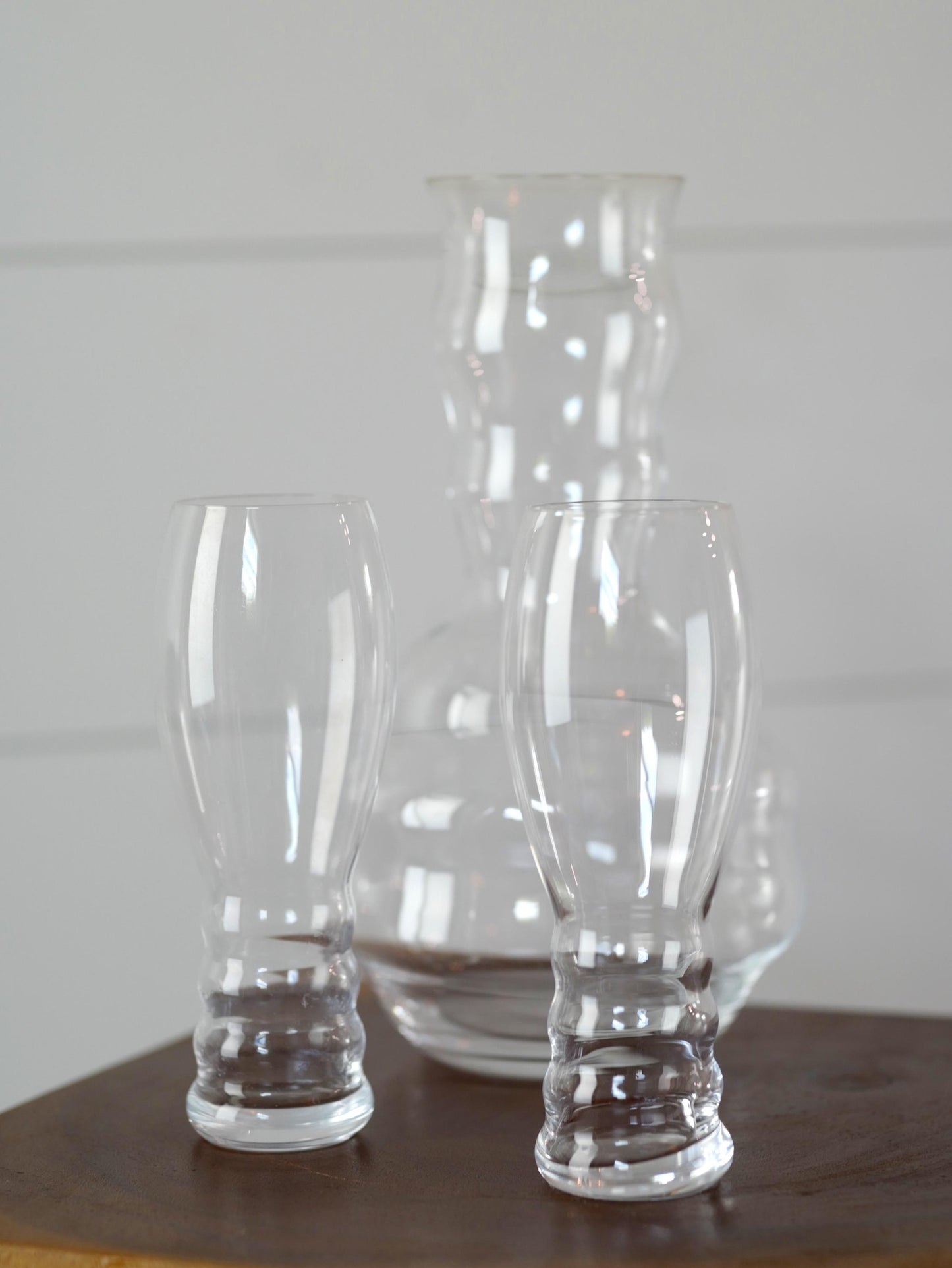 Reidel Swirl Crystal Decanter and Glassware set circa 1980s